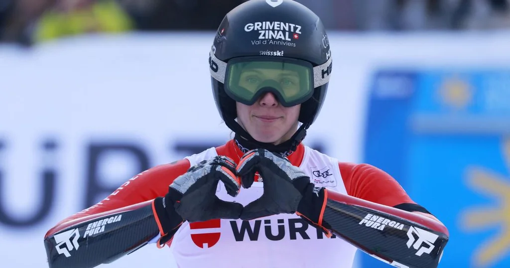 Camille Rast gagne le géant à Kranjska Gora
