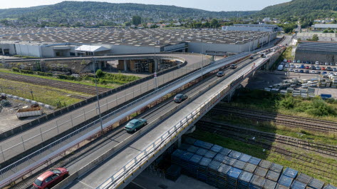 Le pont Peugeot à Vesoul