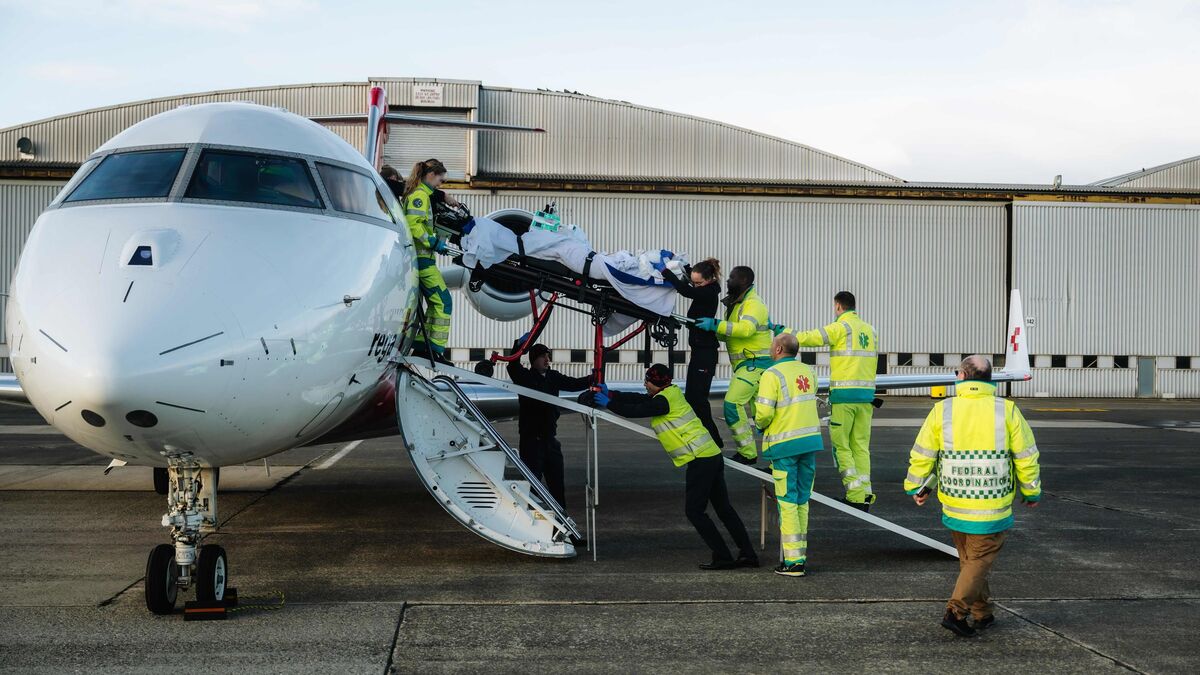Transferts de blessés vers des structures françaises