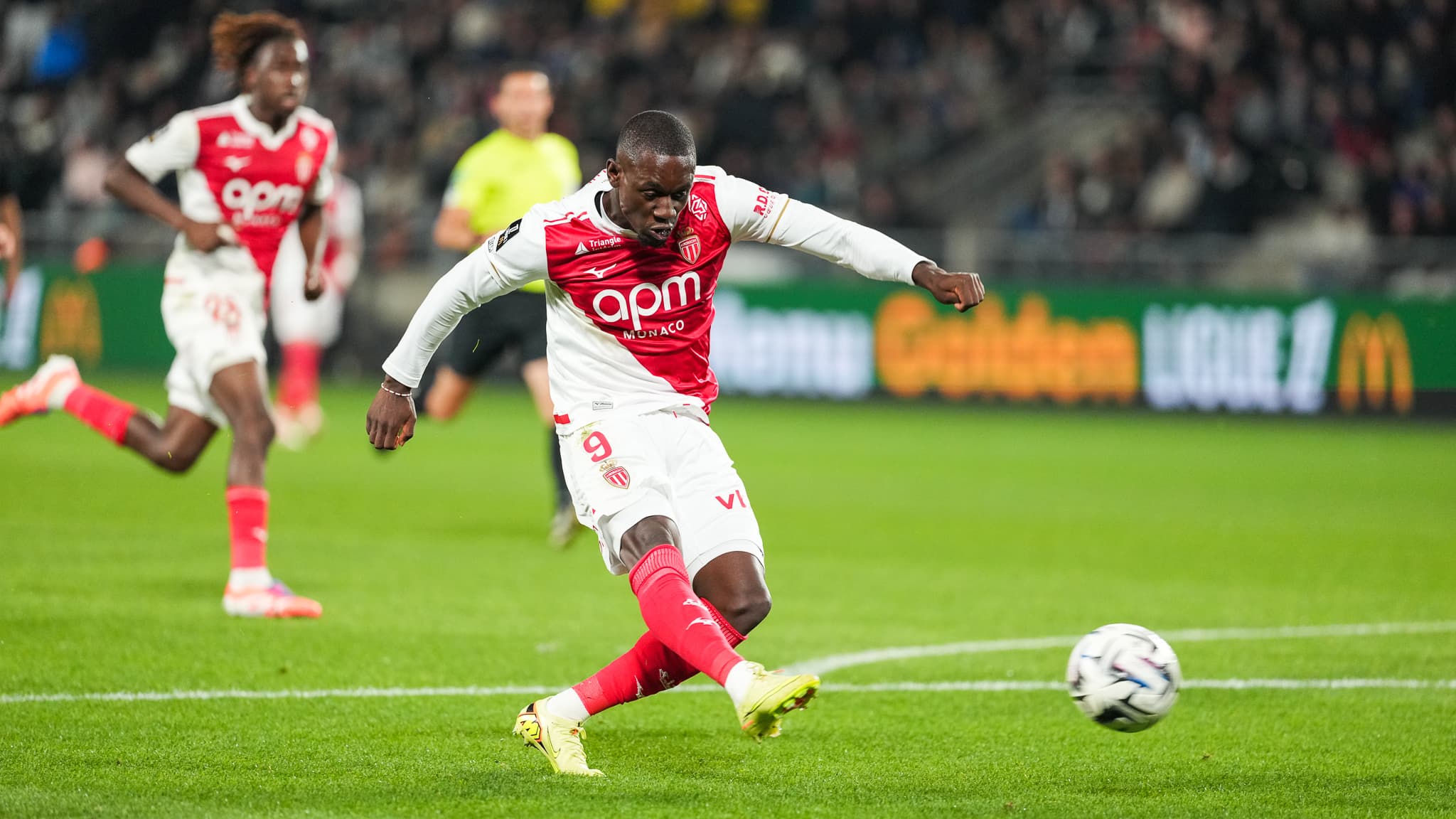 Folarin Balogun en action pour Monaco
