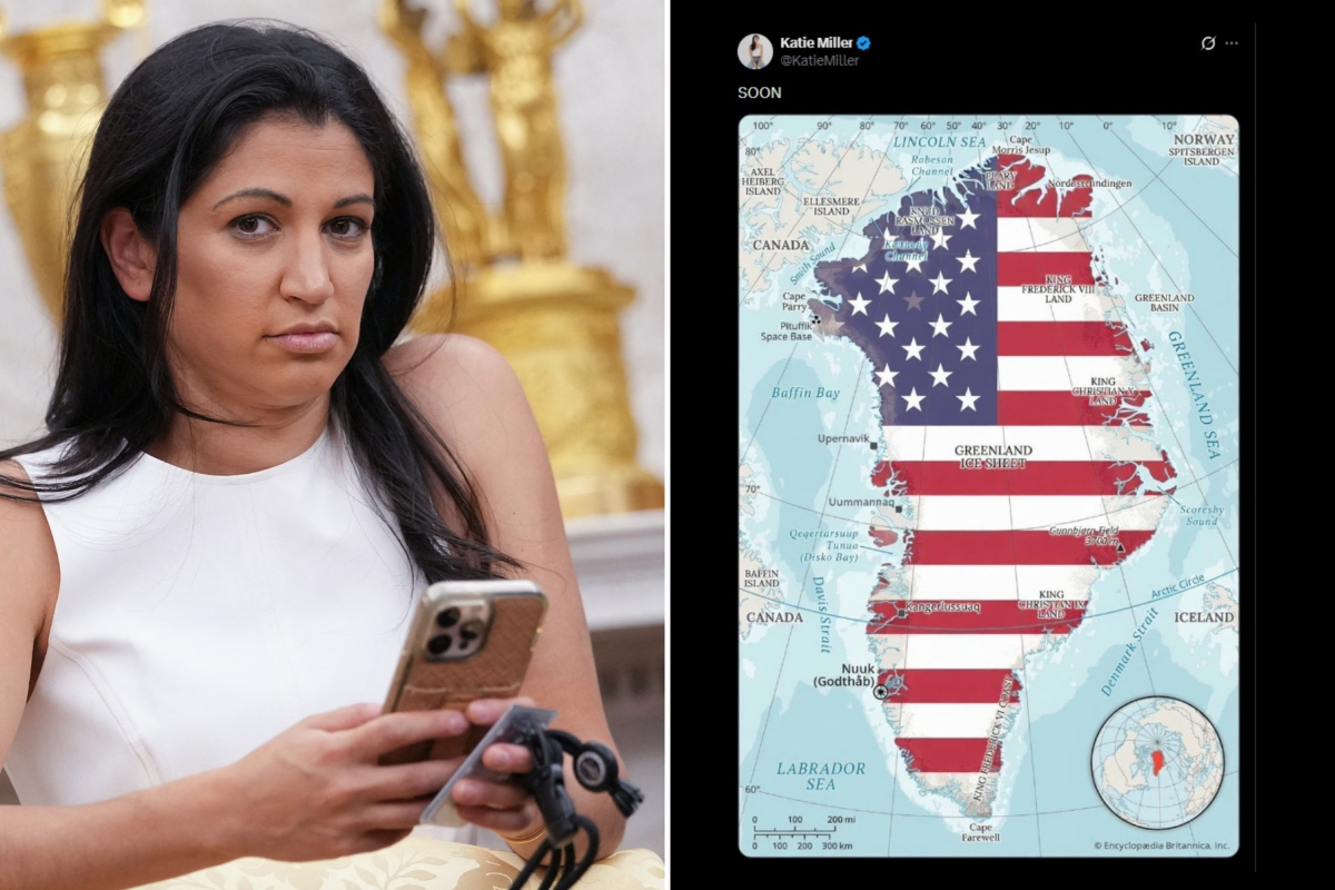 Katie Miller image publiée sur X