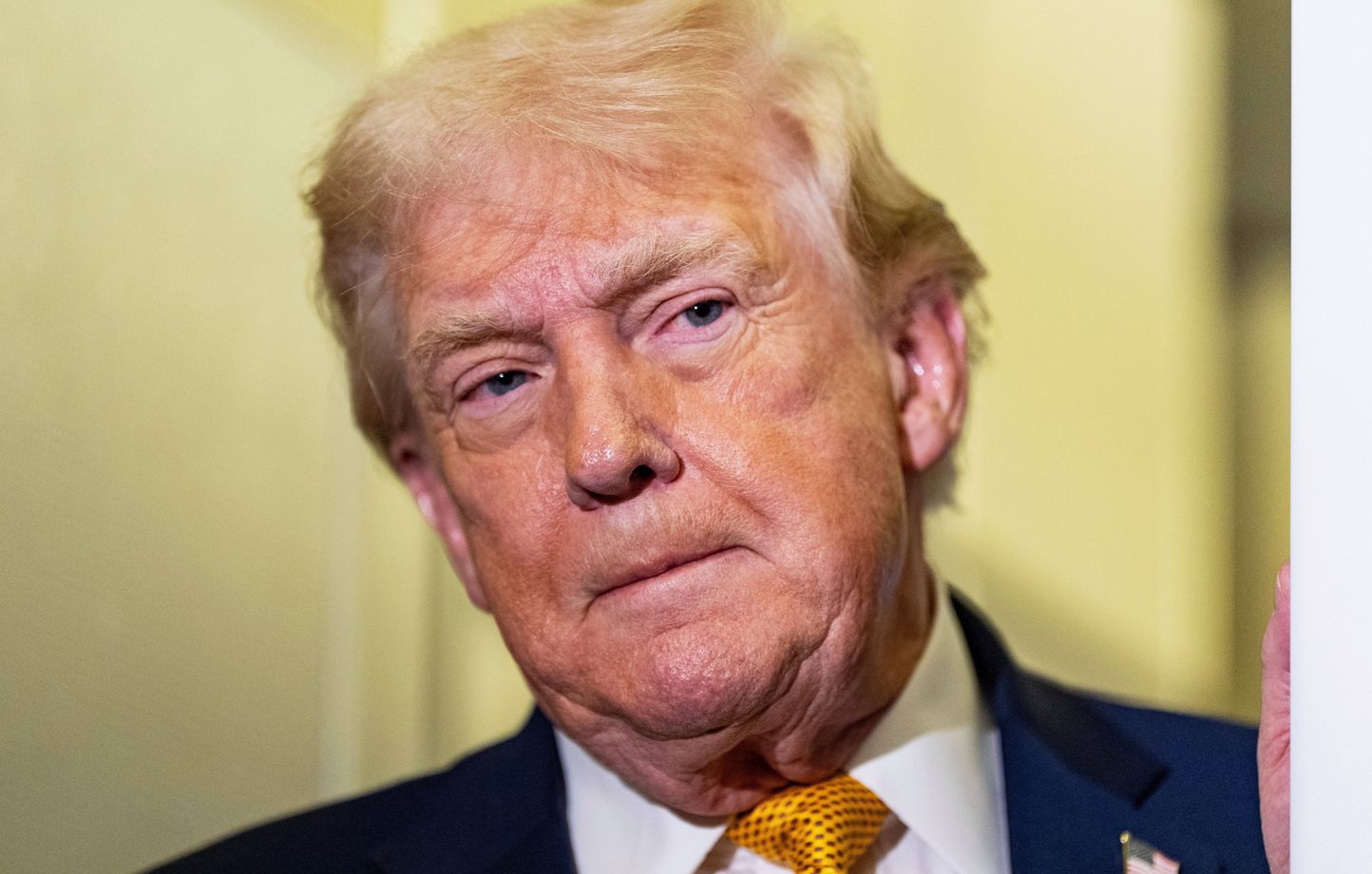 Trump en déplacement à bord d’un avion