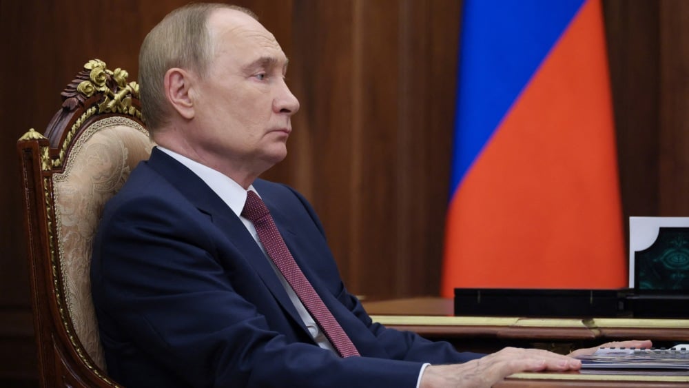 Vue sur les tours et cathédrales du Kremlin à Moscou