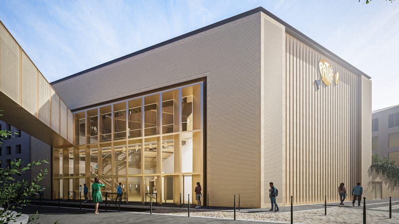 Vue du cinéma Cézanne tel que projeté pour sa réouverture en 2028