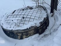 Fragment de missile balistique Orechnik ayant frappé l’Ukraine dans la nuit du 8 au 9 janvier.