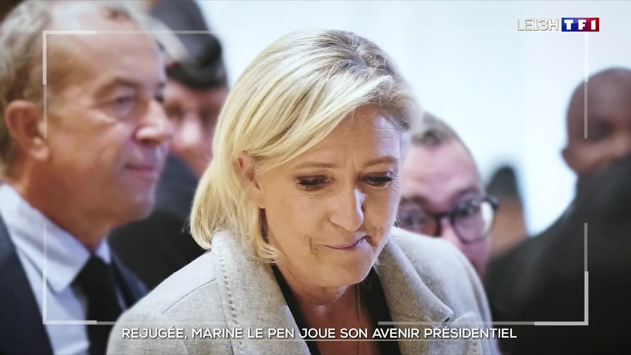 Marine Le Pen lors du procès en appel