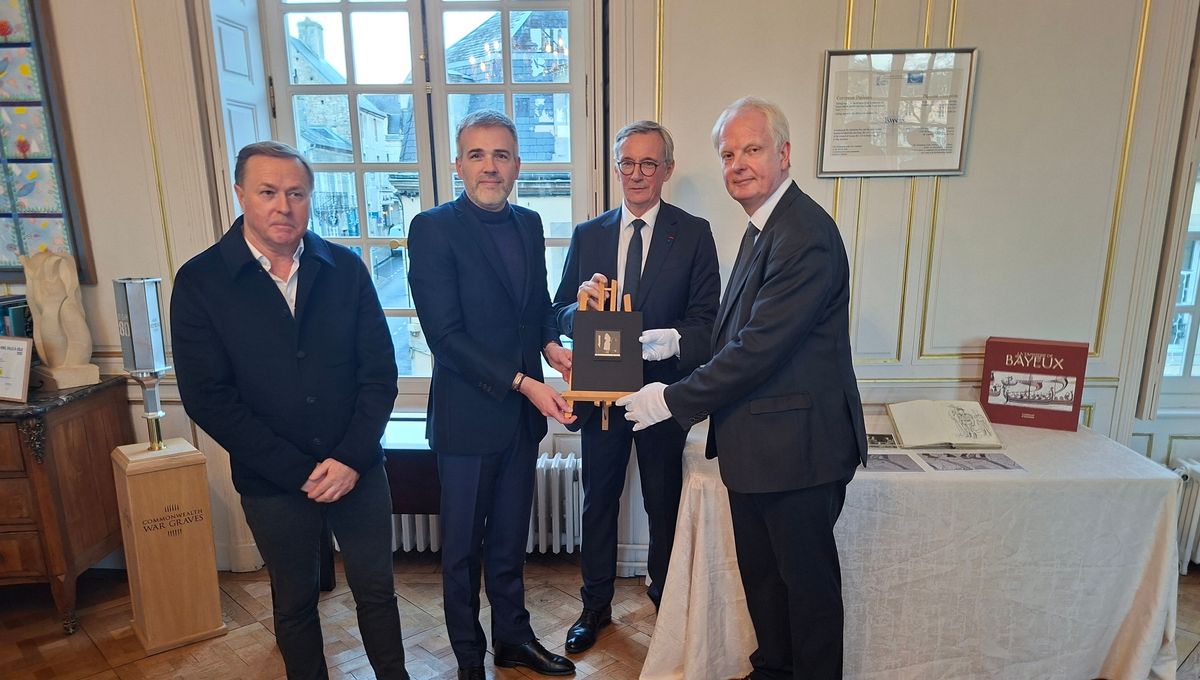 Fragment de la tapisserie de Bayeux retrouvé et restitué