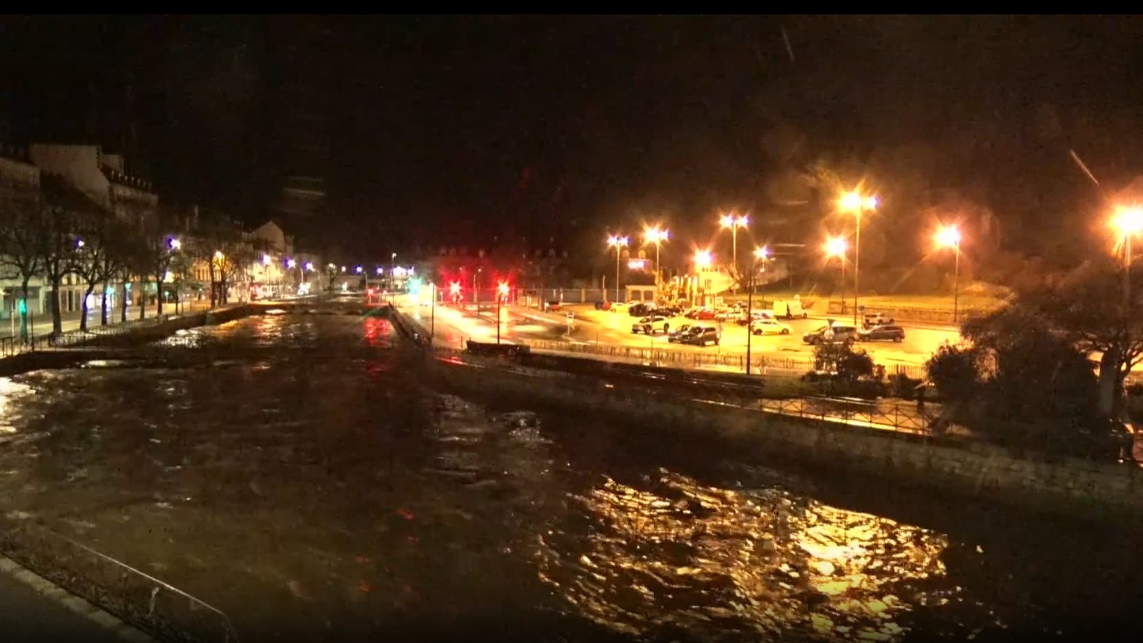 Crue de l'Odet à Quimper et ses environs