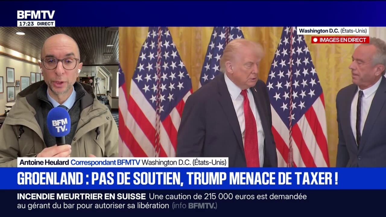 Trump et Groenland menace de droits de douane
