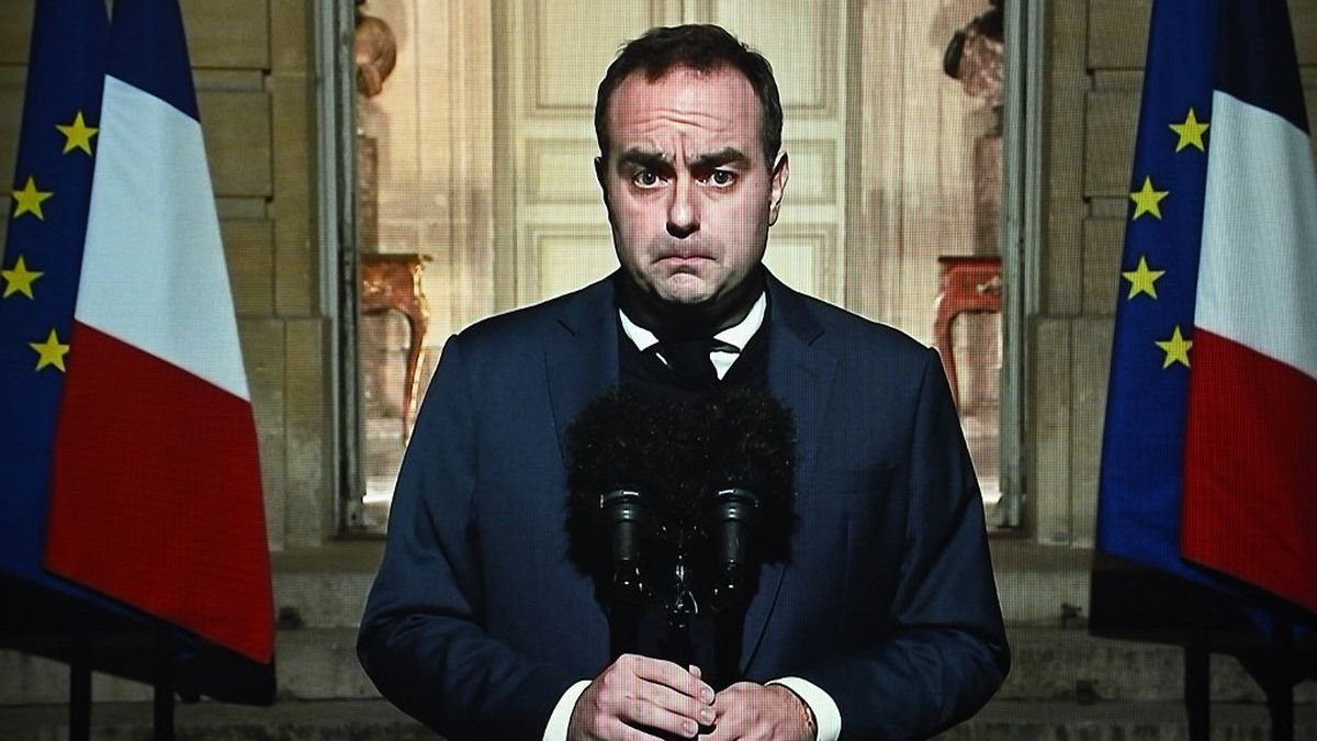 Sébastien Lecornu lors d une allocution budgétaire