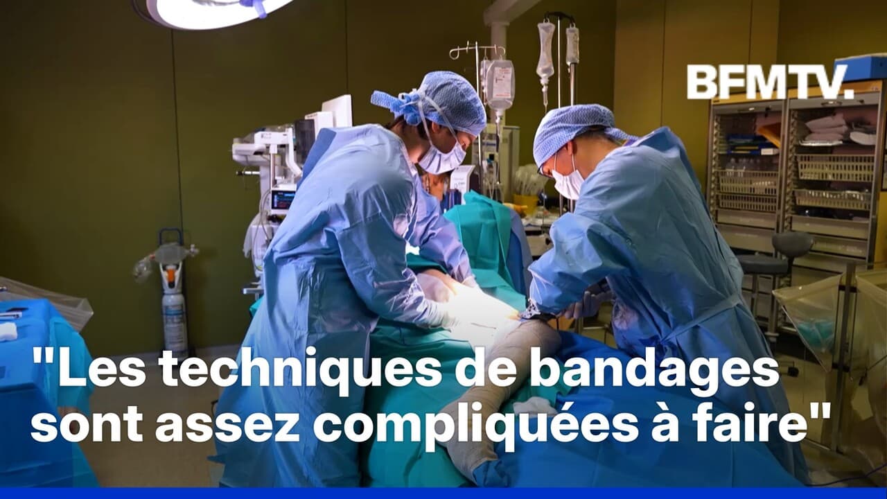 Service dédié aux grands brûlés à l'hôpital de la Conception à Marseille