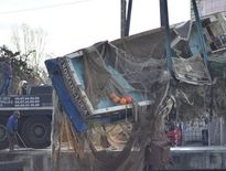 Romain Luca à proximité du port