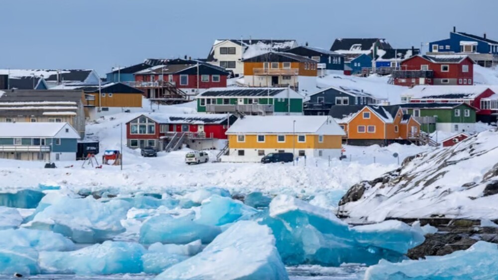 Nuuk Groenland, scènes illustrant les discussions sur les droits de douane