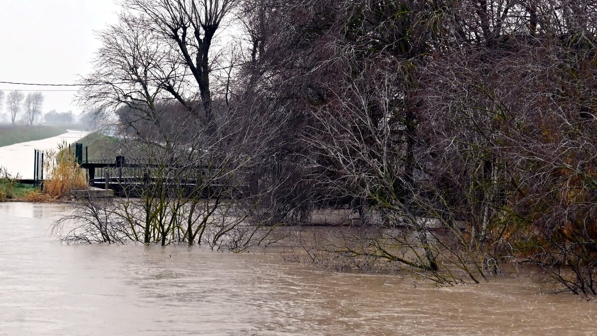 Vue du Rec de Veyret près de Narbonne