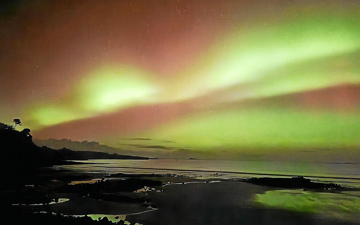 Aurores boréales visibles au large de la Bretagne