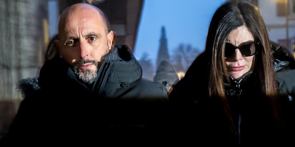 Vue générale du lieu de l’incendie à Crans-Montana