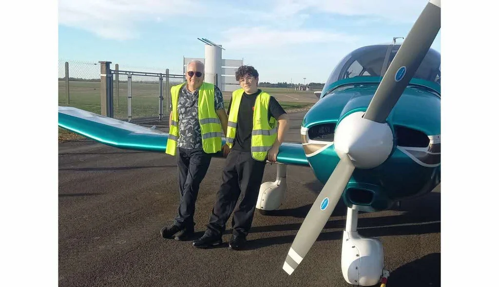 Jeune pilote de 16 ans à Saint-Yan : son rêve de voler devient réalité