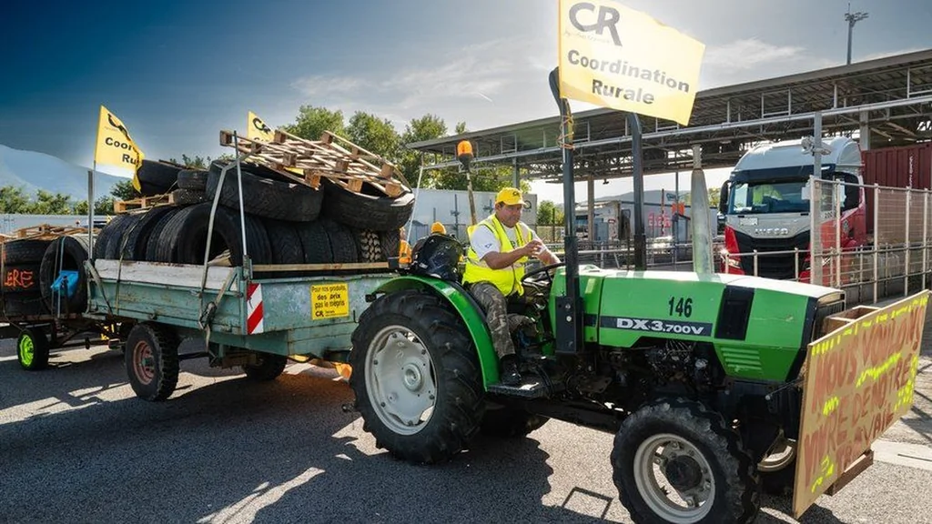 Mobilisation agricole dans les PO et l’Aude près de Perpignan