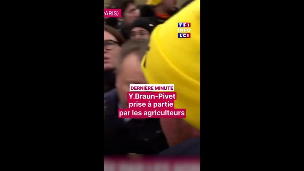 Yaël Braun-Pivet prise à partie par des agriculteurs