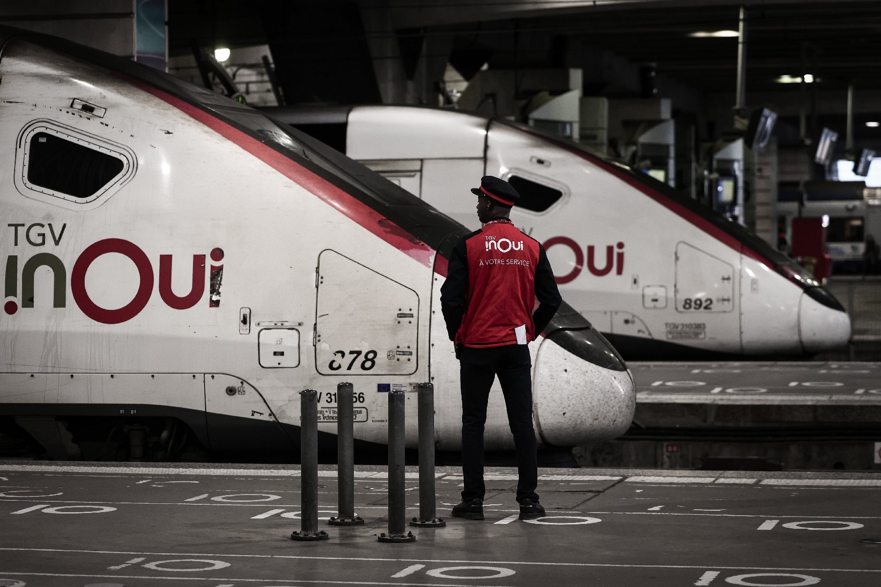 TGV sur rails en France, image AFP