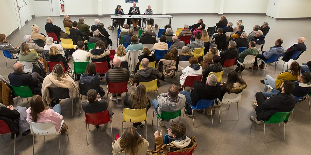 Réunion publique de Bruno Lafon à Biganos