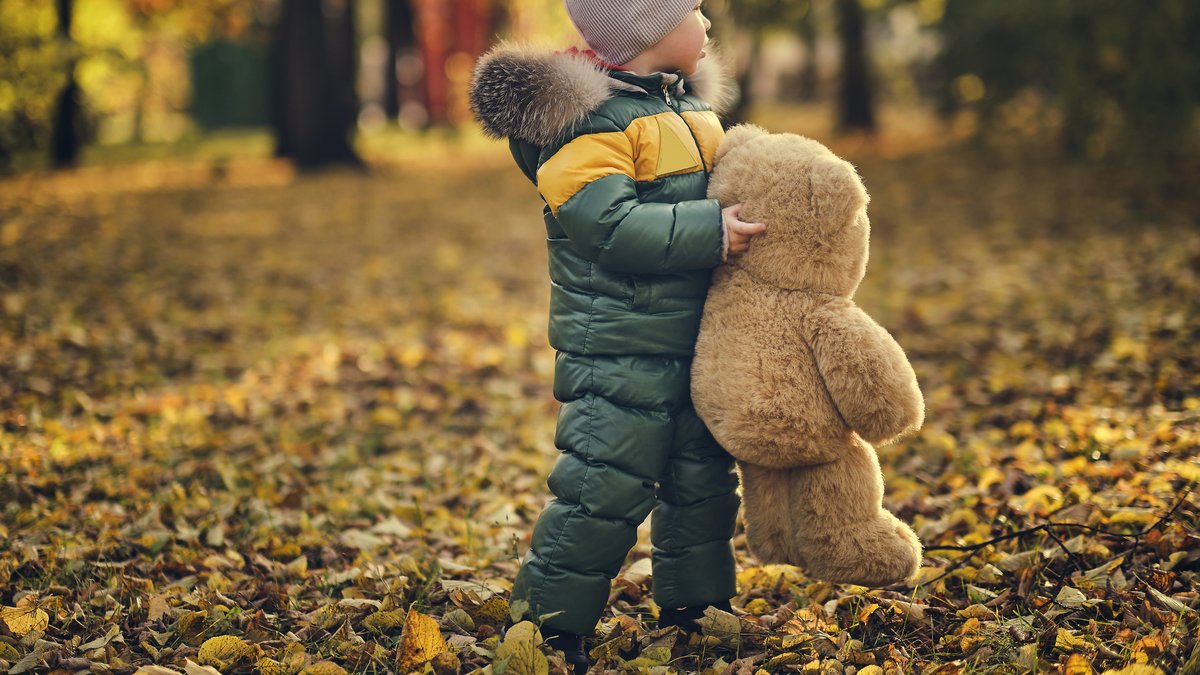 Enfant de deux ans quittant la crèche à Villerupt