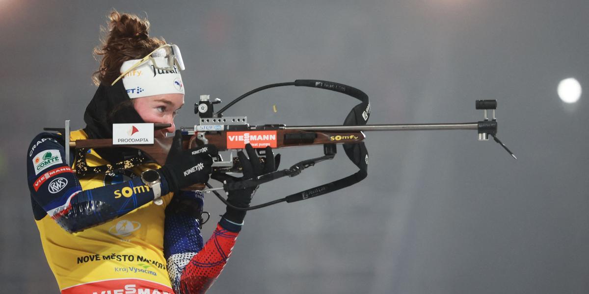 Biathlon féminin - doublé français à Nove Mesto