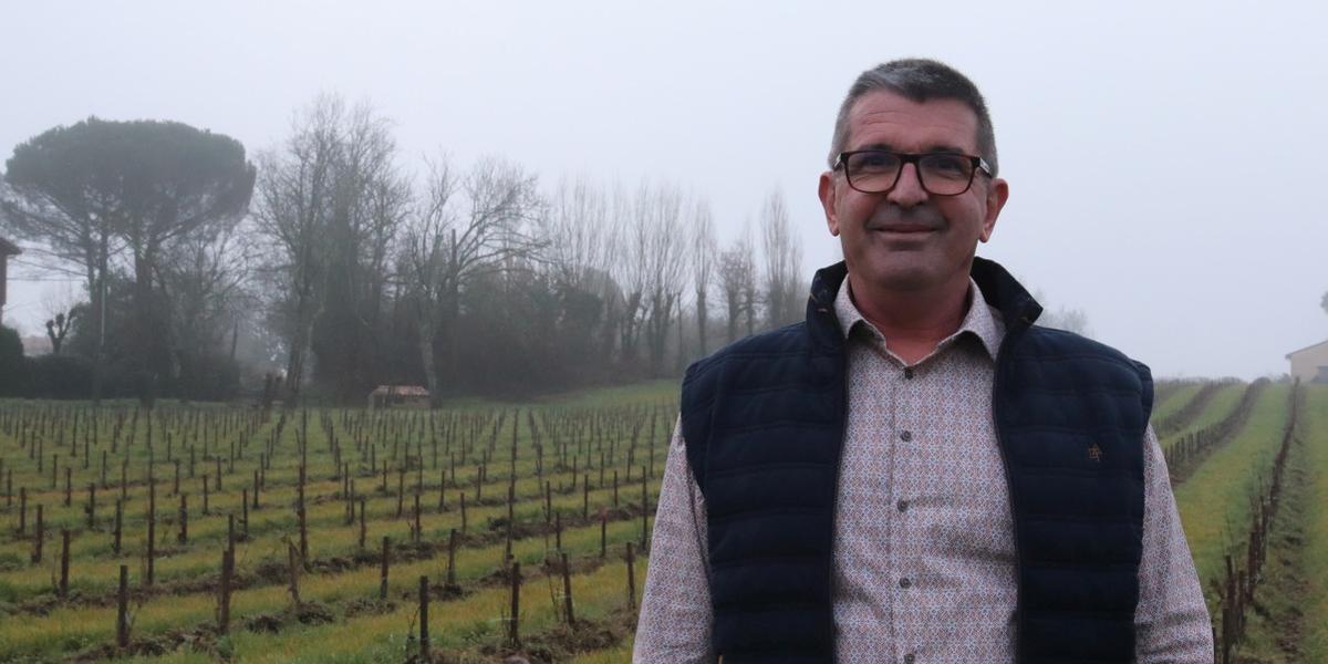Henri Puyau-Puyalet lors d'une campagne à Beychac-et-Cailleau