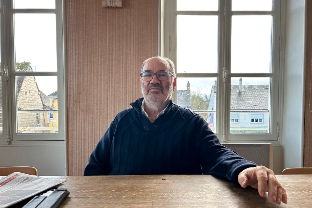 Jean-Paul Boudet lors d'une rencontre à La Bazoche-Gouet