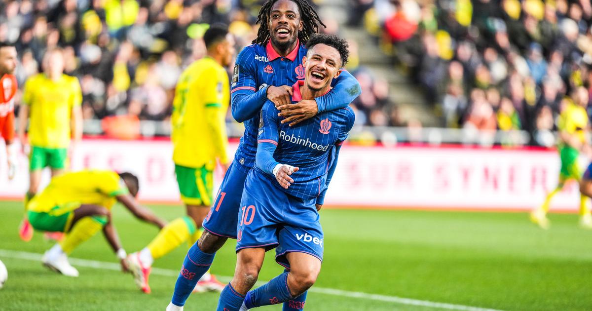Buteurs de Nice face à Nantes lors du match
