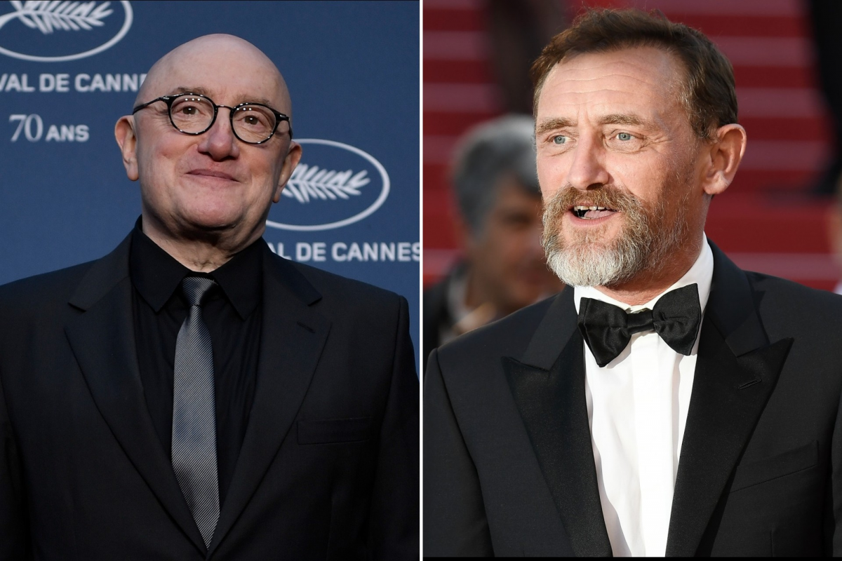 Jean-Paul Rouve et Michel Blanc lors d'un hommage