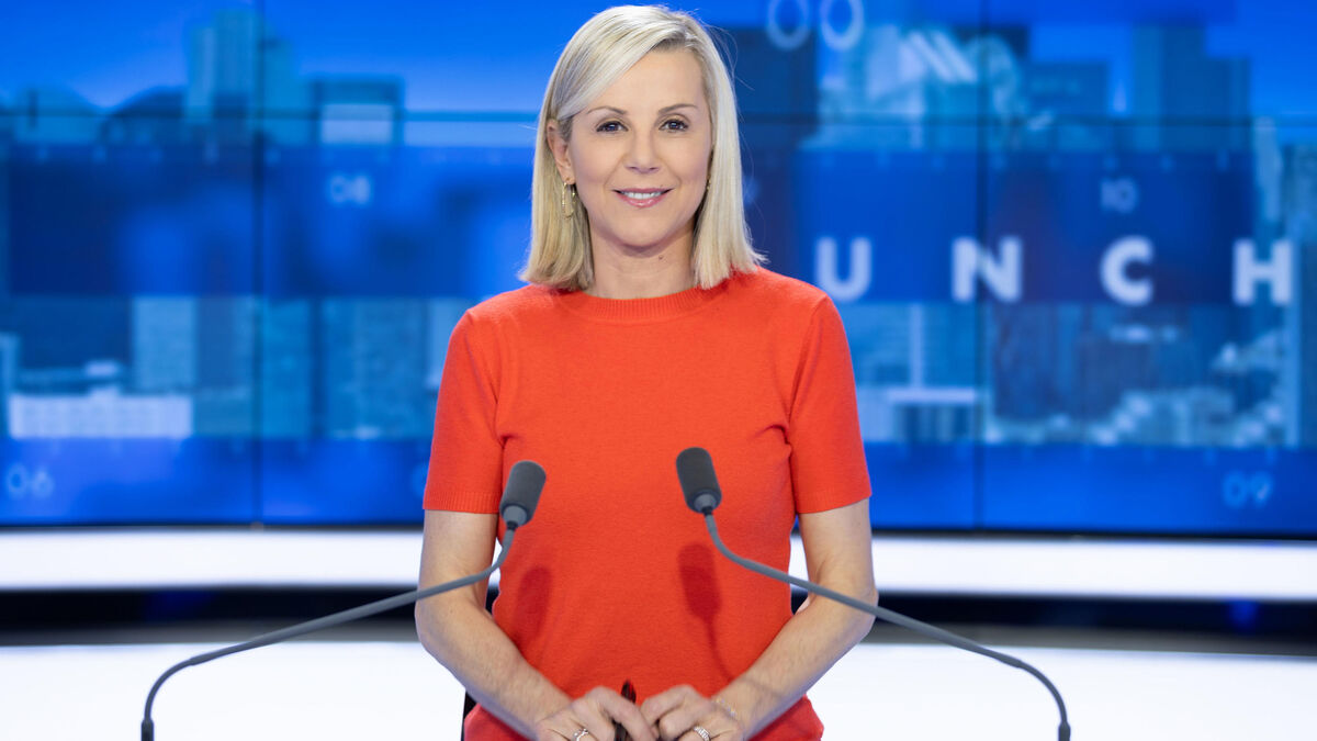 Laurence Ferrari lors d'une déclaration sur Morandini