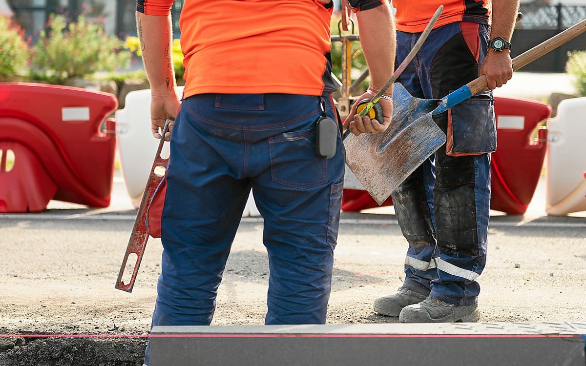 Carte Brest montrant travaux BHNS et tramway