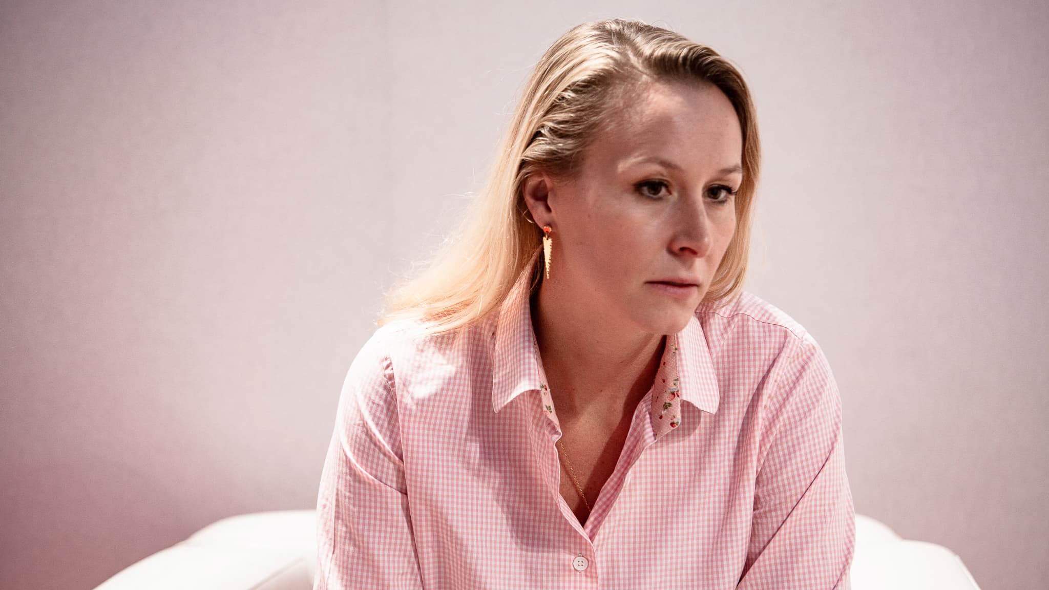 Marion Maréchal lors d'une conférence à Paris