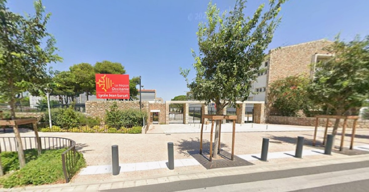 Lycee Jean-Lurçat Perpignan pendant l'évacuation