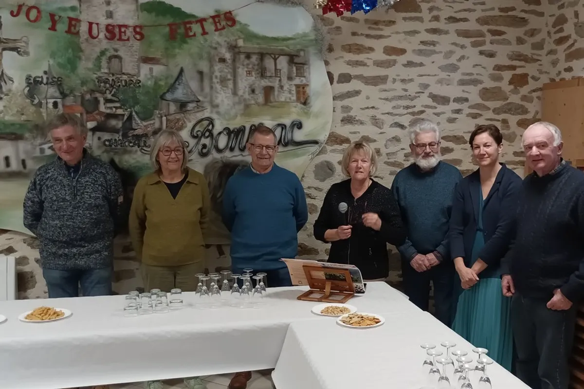 Cérémonie des vœux municipales dans une commune