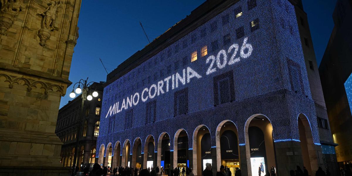 anneaux olympiques Cortina 2026