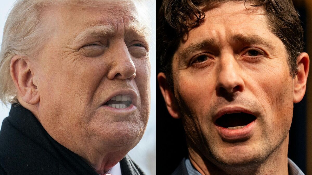 Trump et Frey lors d'un échange sur l’immigration à Minneapolis