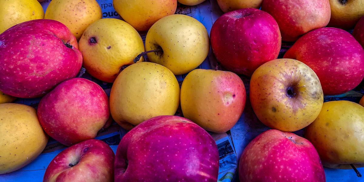 Pommes et analyses de pesticides dans une étude européenne