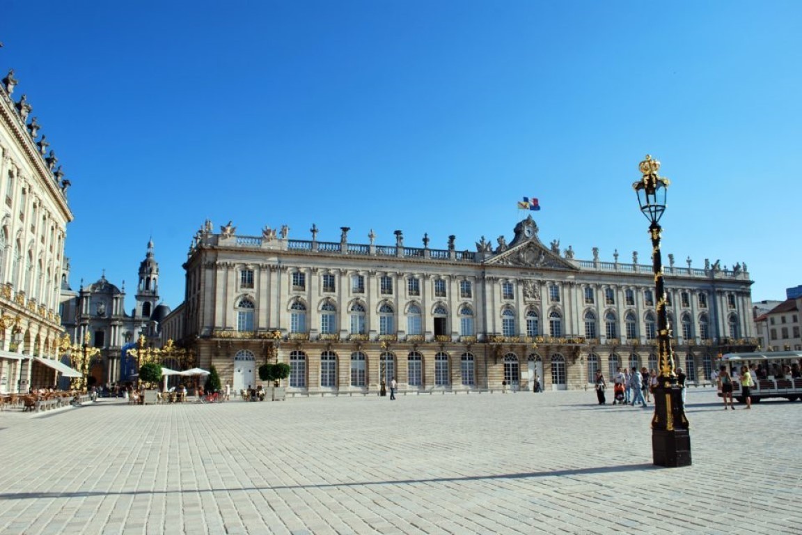 Place Stanislas à Nancy lors d'un meeting