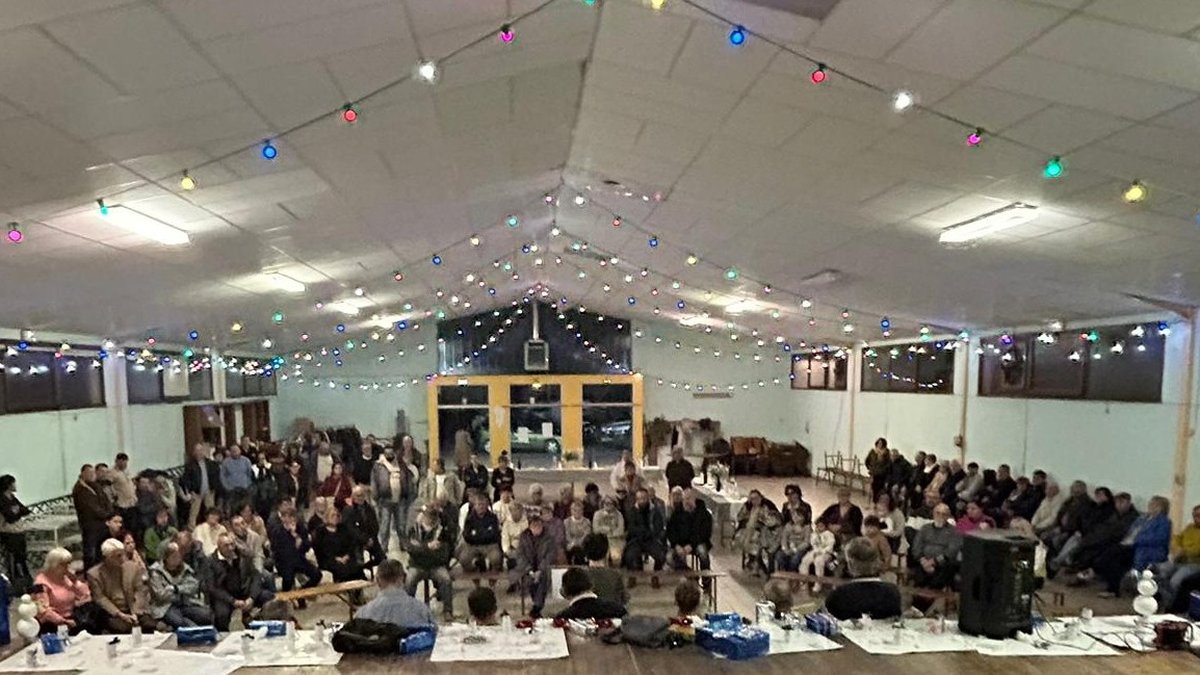 Cérémonie des vœux à Panassac, vue de l’assemblée