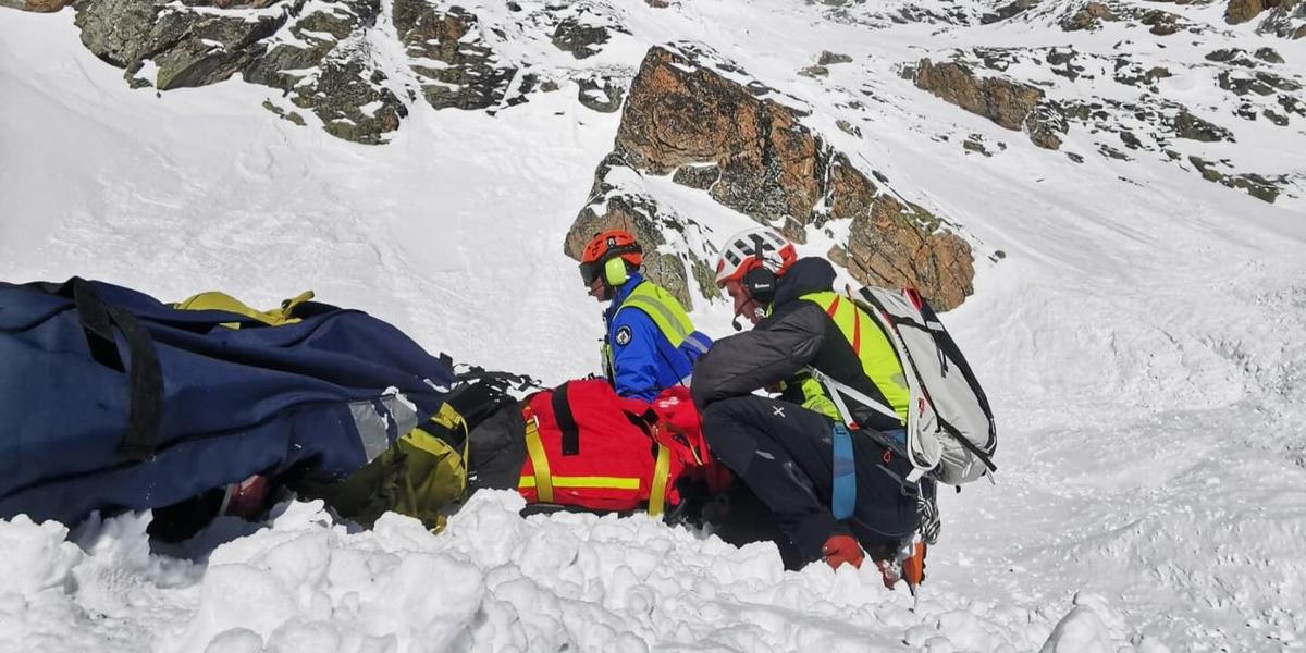 Vue d’une avalanche sur le Pic du Midi