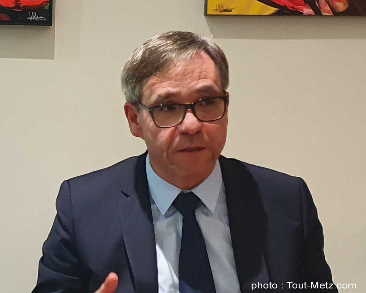 Emmanuel Lebeau lors d'un événement à Metz