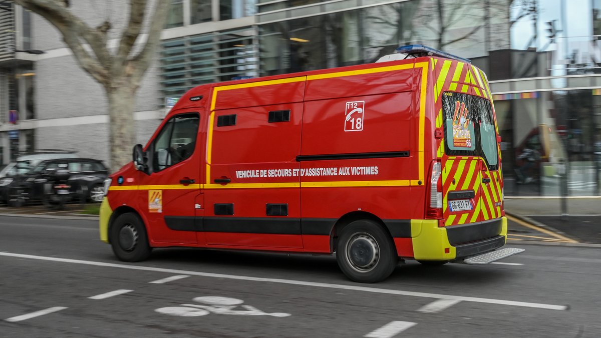Piétonne impliquée dans un accident routier local
