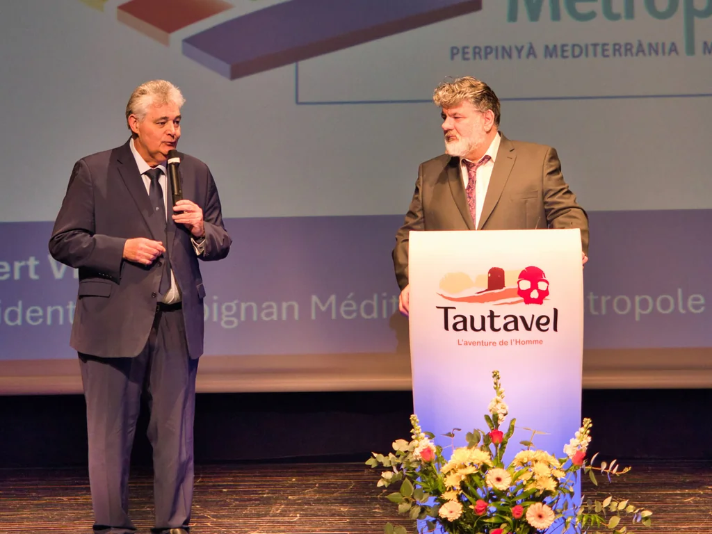 Inauguration de l'espace culturel Henry et Marie-Antoinette De Lumley à Tautavel