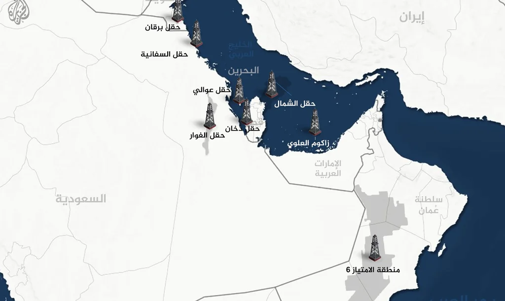 Champs énergétiques du Golfe : source clé de l'énergie mondiale