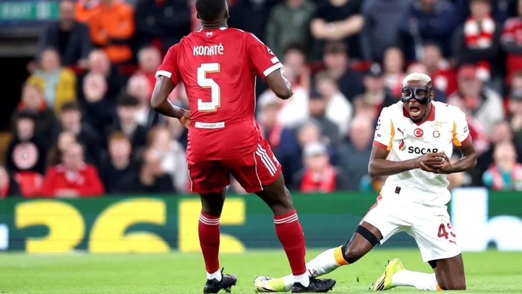 Osimhen avec un bras cassé : Galatasaray éliminé par Liverpool