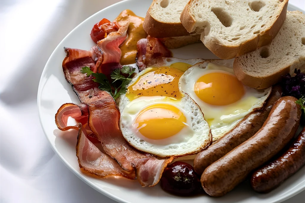Petit-déjeuner anglais complet : le pire repas pour votre santé
