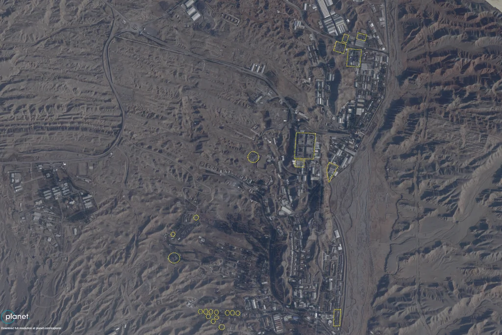 Satellites : frappes US-Israël touchent Tabriz et Téhéran