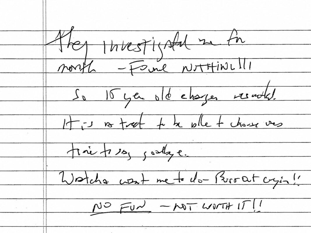 États-Unis : un juge publie une note présumée d’Epstein